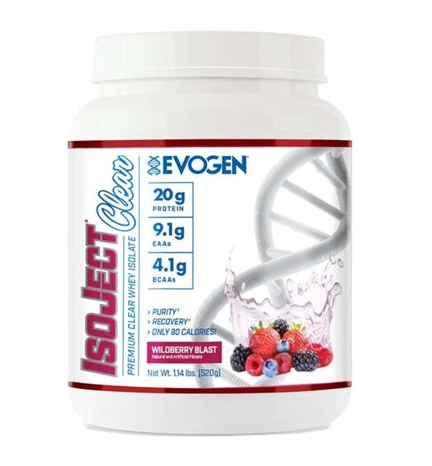 Evogen IsoJect Clear, Wildberry Blast - 520 grams