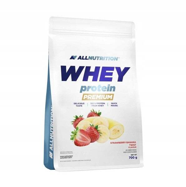 Allnutrition Whey Protein Premium, Strawberry Banana Twist - 700 grams