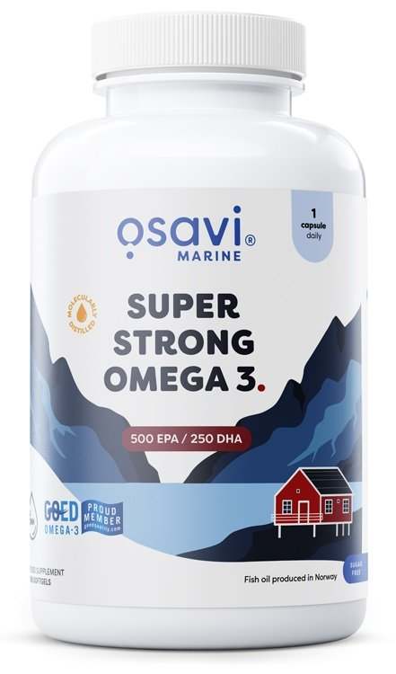 Osavi Super Strong Omega 3, 500 EPA / 250 DHA - 180 softgels