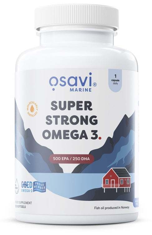 Osavi Super Strong Omega 3, 500 EPA / 250 DHA - 120 softgels