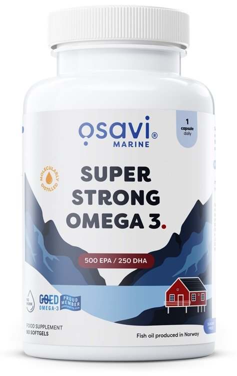 Osavi Super Strong Omega 3, 500 EPA / 250 DHA - 90 softgels