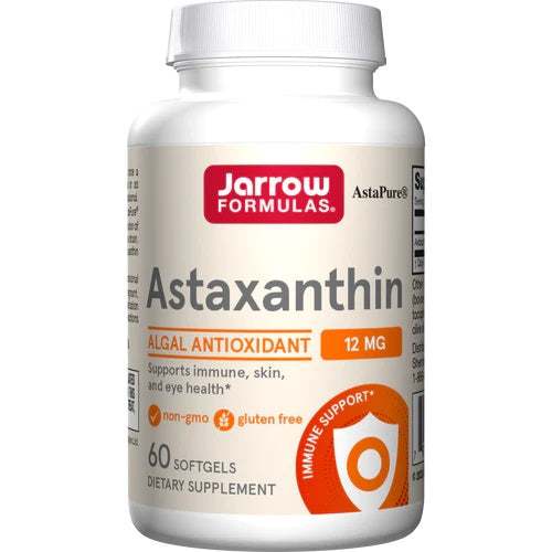 Jarrow Formulas Astaxanthin, 12mg - 60 softgels