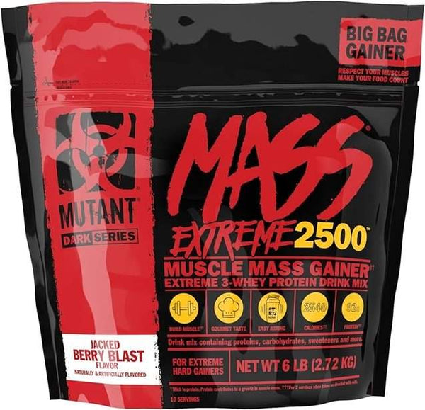 Mutant Mutant Mass Extreme 2500, Jacked Berry Blast - 2720 grams