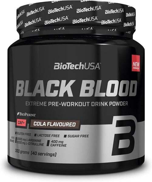 BioTechUSA Black Blood CAF+, Cola (EAN 5999076253661) - 300 grams