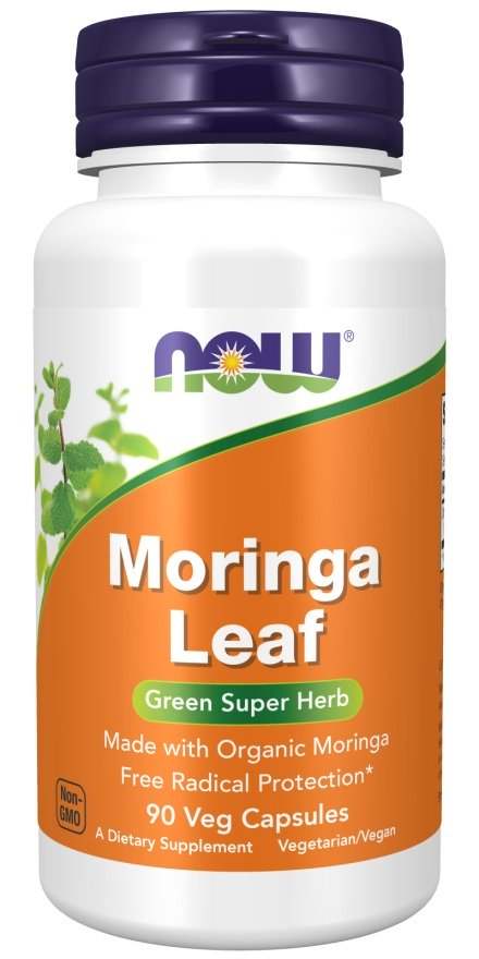 NOW Foods Moringa Leaf, Organic - 90 vcaps