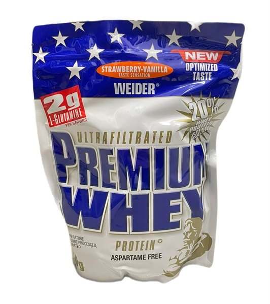 Weider Premium Whey, Strawberry Vanilla - 500 grams