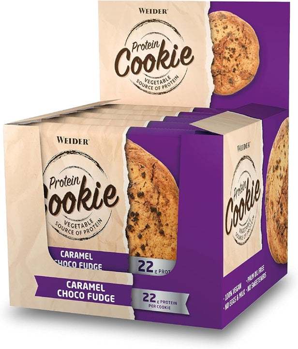 Weider Protein Cookie, Caramel Choco Fudge - 12 x 90g