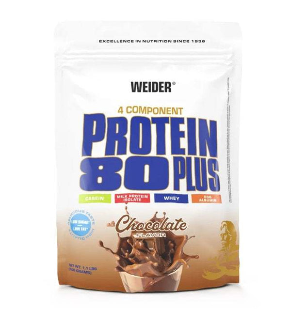 Weider Protein 80 Plus, Chocolate - 500 grams