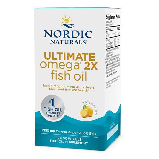 Nordic Naturals Ultimate Omega 2X, 2150mg Lemon (EAN 768990891052) - 120 softgels