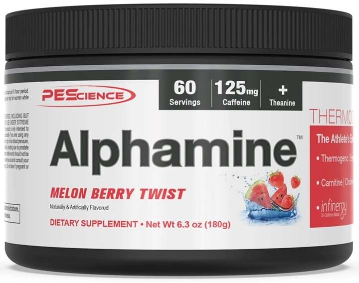 PEScience Alphamine, Melon Berry Twist - 180 grams