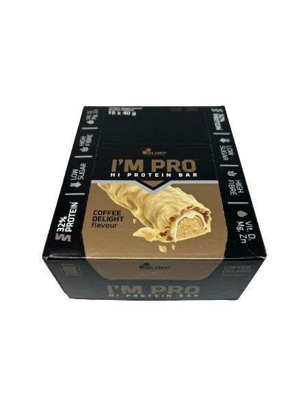 Olimp Nutrition I'm Pro Protein Bar, Coffee Delight - 15 x 40g