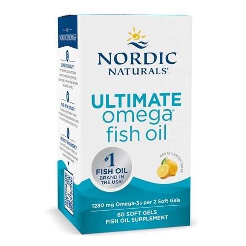 Nordic Naturals Ultimate Omega, 1280mg Lemon (EAN 768990891090) - 60 softgels