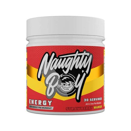 Naughty Boy Energy, Strawberry Mango - 390 grams