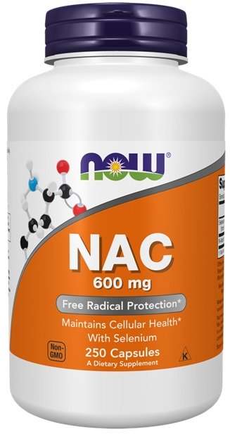 NOW Foods NAC with Selenium, 600mg - 250 caps