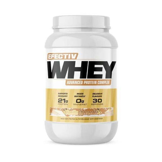 Efectiv Nutrition Whey Protein, White Chocolate Biscuit Spread - 900 grams