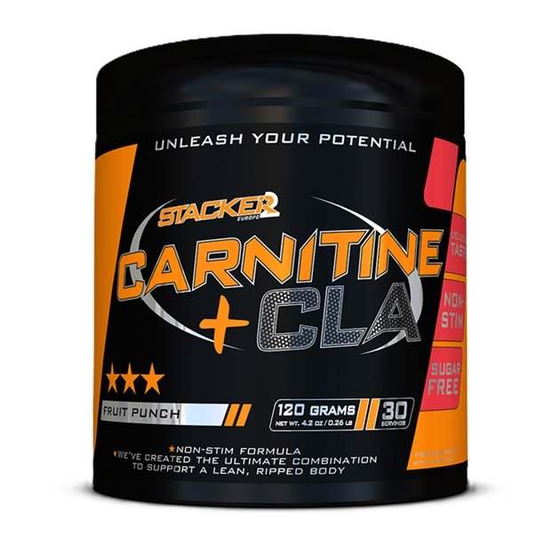 Stacker2 Europe Carnitine + CLA, Fruit Punch - 120 grams