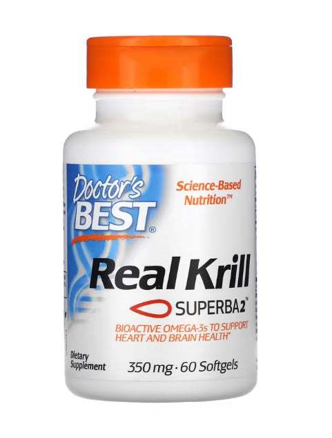 Doctor's Best Real Krill, 350mg - 60 softgels