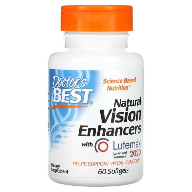 Doctor's Best Natural Vision Enhancers - 60 softgels