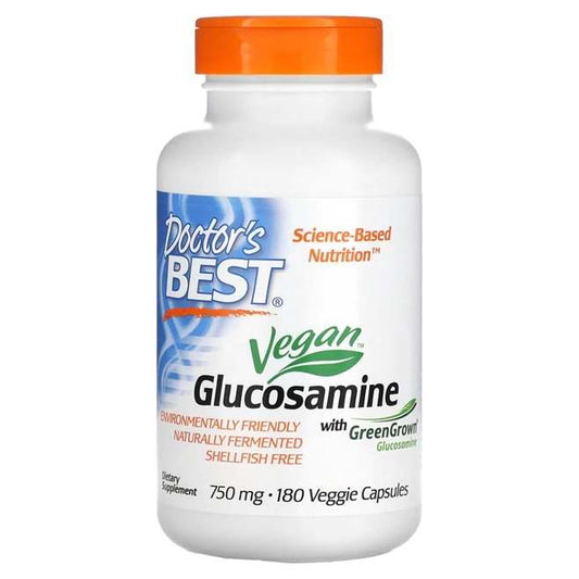 Doctor's Best Vegan Glucosamine with GreenGrown, 750mg - 180 vcaps