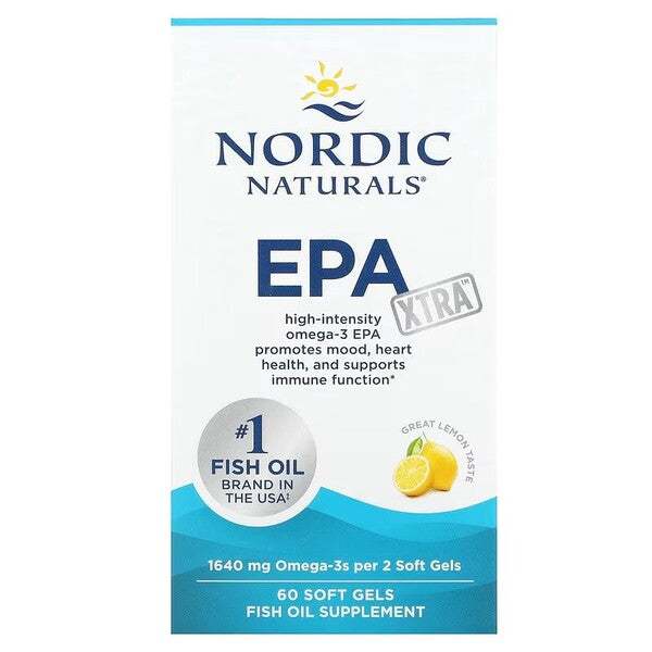 Nordic Naturals EPA Xtra, 1640mg Lemon - 60 softgels