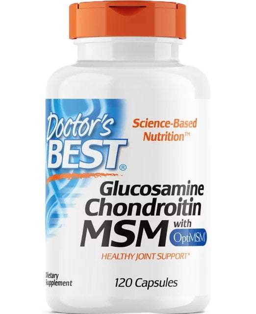 Doctor's Best Glucosamine Chondroitin MSM with OptiMSM - 120 caps