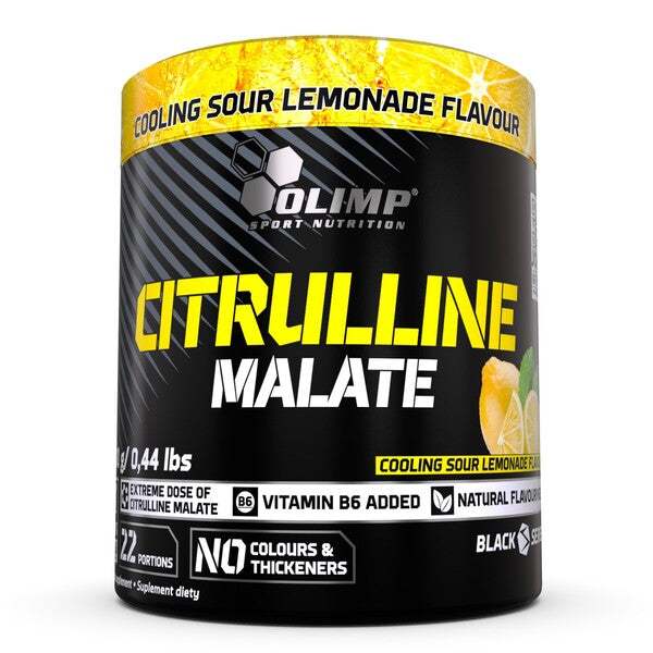 Olimp Nutrition Citrulline Malate, Cooling Sour Lemonade - 200 grams