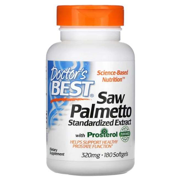 Doctor's Best Saw Palmetto Standardized Extract with Prosterol, 320mg - 180 softgels