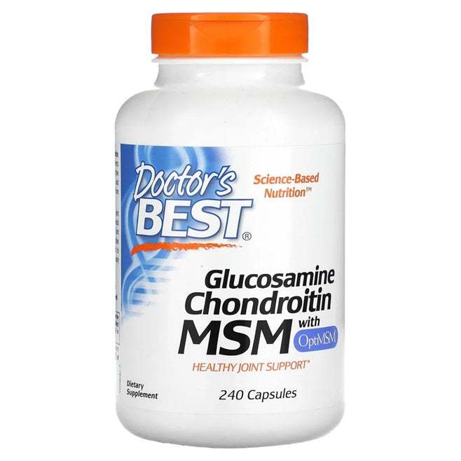 Doctor's Best Glucosamine Chondroitin MSM with OptiMSM - 240 caps