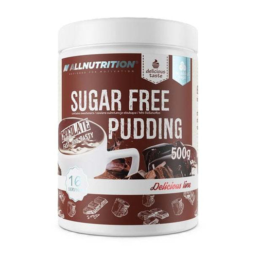 Allnutrition Sugar Free Pudding, Chocolate - 500 grams