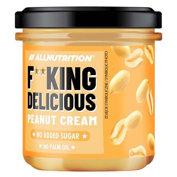 Allnutrition Fitking Delicious Peanut Cream, Natural - 350 grams