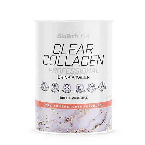 BioTechUSA Clear Collagen Professional, Rose-Pomegranate - 350 grams