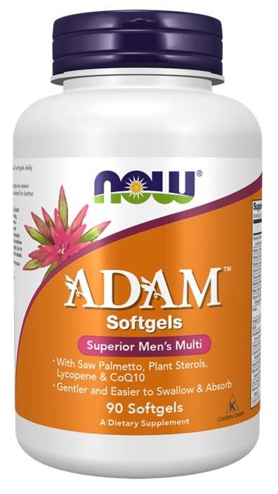 NOW Foods ADAM Multi-Vitamin for Men - 90 softgels