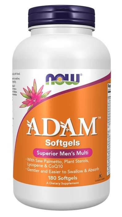 NOW Foods ADAM Multi-Vitamin for Men - 180 softgels