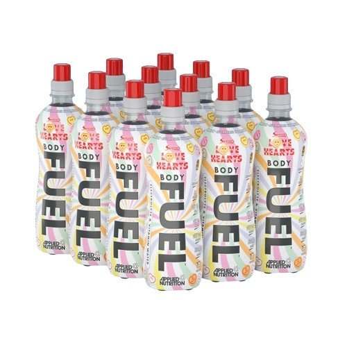 Applied Nutrition Bodyfuel Hydration & Vitamin Water, Love Hearts - 12 x 500 ml.