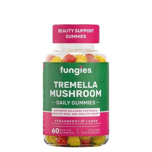 Fungies Tremella Mushroom Gummies, Strawberry & Melon - 60 gummies