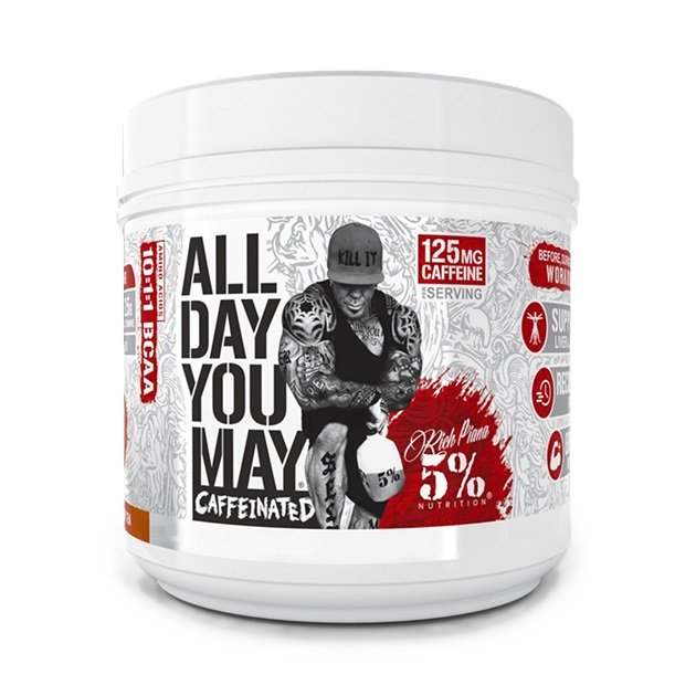 5% Nutrition AllDayYouMay Caffeinated - Legendary Series, Vanilla Iced Coffee - 450 grams