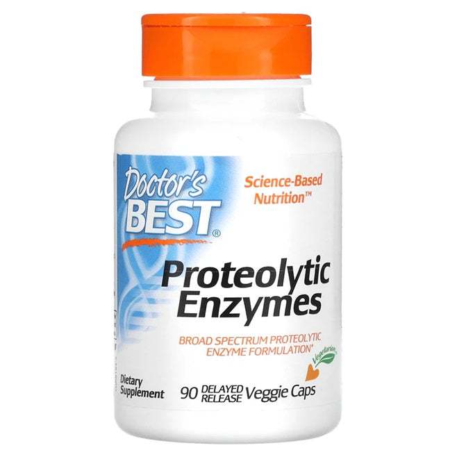 Doctor's Best Proteolytic Enzymes - 90 vcaps