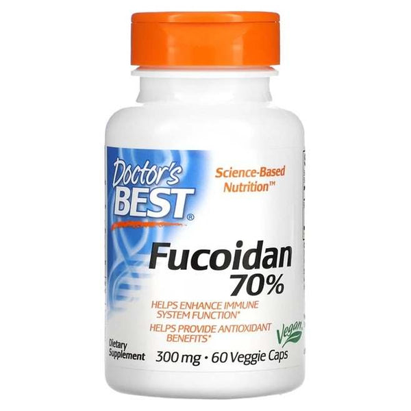 Doctor's Best Fucoidan 70%, 300mg - 60 vcaps