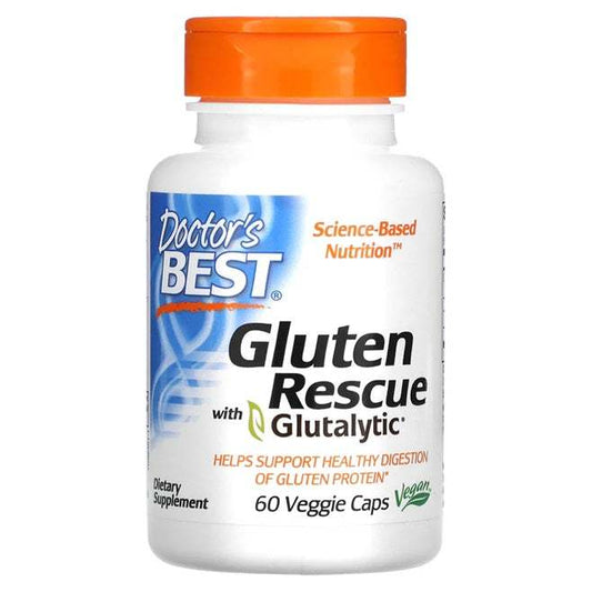 Doctor's Best Gluten Rescue with Glutalytic - 60 vcaps