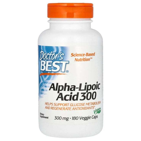 Doctor's Best Alpha-Lipoic Acid, 300mg - 180 vcaps