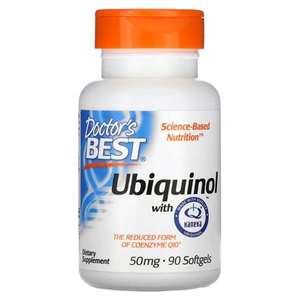 Doctor's Best Ubiquinol with Kaneka, 50mg - 90 softgels