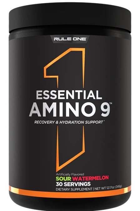 Rule One Essential Amino 9, Sour Watermelon (EAN 196671009654) - 345 grams