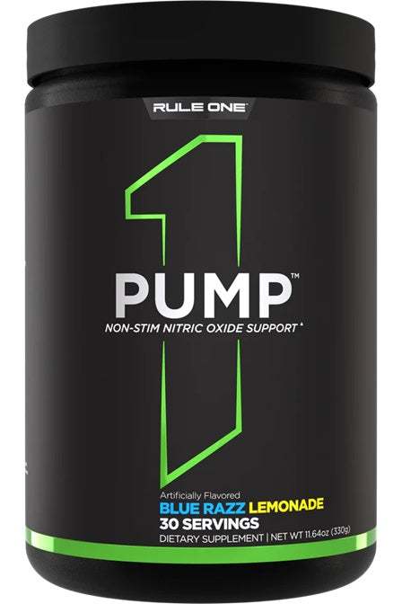 Rule One Pump, Blue Razz Lemonade - 330 grams