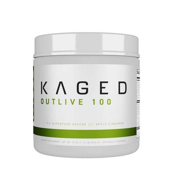 Kaged Muscle Outlive 100, Apple Cinnamon - 510 grams