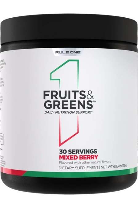 Rule One Fruits & Greens, Mixed Berry - 195 grams