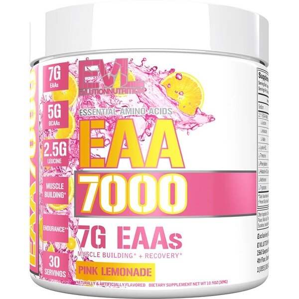 EVLution Nutrition EAA 7000, Pink Lemonade - 309 grams