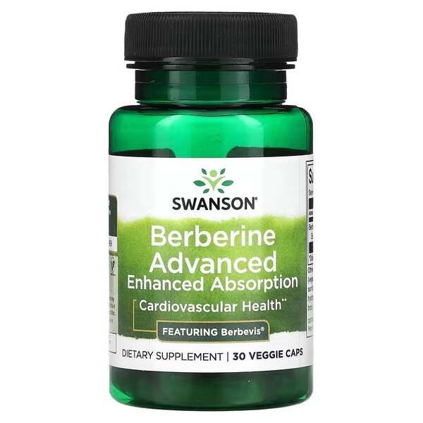 Swanson Berberine Advanced Enhanced Absorption - 30 vcaps