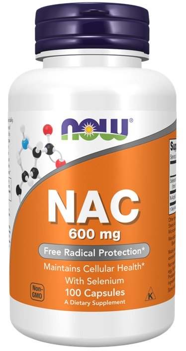 NOW Foods NAC with Selenium, 600mg - 100 caps