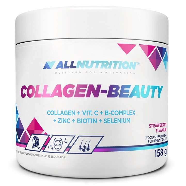 Allnutrition Collagen-Beauty, Strawberry - 158 grams