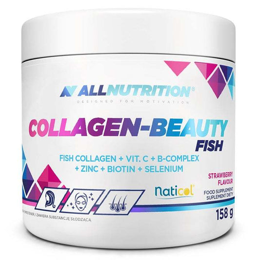 Allnutrition Collagen-Beauty Fish, Strawberry - 158 grams